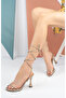 Gold Women's String Classic Heeled Shoes Bg1116-119-0001 - 3