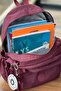 School Bag Unisex Claret Red Medium Size Waterproof Clinker Fabric Travel Laptop Bag Waterproof - 5