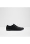 Heron Black Derby Shoes For Men