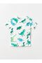 LCW Crew Neck Short Sleeve Printed Baby Boy T-Shirt and Shorts 2 Pieces Set - 2