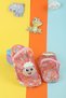 Pink Non-Slip Polyurethane Children's Slippers - Lamb Figure, Soft Texture Beach and Pool Slippers - 5