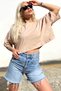 Women's Crew Neck Oversize Crop