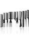 Comb Set with Bag 10 Pieces - Professional Hair Styling Combs for Hairdressers