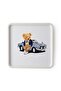 Zucci Home Teddy Bear Square Tray - 32,5x32,5 cm - 2