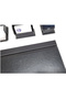 Black Leather Desk Mat Set 5 Pieces Pr305 - 4