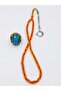 Transparent Orange Capsule Cut Moon Star Alpaka Tassel Cervet Tassel - 3