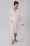 Short Sleeve Stretchy Lycra Viscous Maternity Dressing Gown Nightgown Set