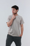 Men's Regular Beige Size XL T-Shirt - 5