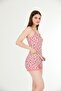 Cotton Thin Straps Lace Shorts Women's Pajama Set 8250 - 2