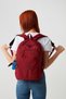 School Bag Claret Red Unisex Backpack Laptop And Travel Bag Waterproof Sports Bag 40x30x15cm - 3