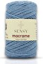 Premium Cotton Macrame Cord Baby Blue 2mm Cotton Chain Macrame Bag Cord Supla Cord Cotton Cord