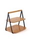 Mien Bambu 2 Katlı Sunumluk - Bambu - 27x28 cm - 3
