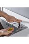 Built-In Liquid Soap Dispenser Chrome Kitchen Bathroom Compatible Top-Fill Feature Imported 7 Years Warranty 500ml - 2