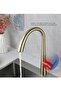 Kitchen Sink Faucet Matte Gold Smart Touch Spiral Fountain Imported - 5