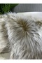 Plush Throw Pillow Cover Square - Milk Brown - 3