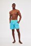 Colorful Pocket Zippered Swim Shorts