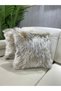 Plush Throw Pillow Cover Square - Milk Brown - 2