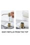 Built-In Liquid Soap Dispenser Mat Gold Kitchen Bathroom Compatible Top-Filling Feature Imported 7 Year Warranty 500ml - 4