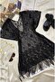 Tasseled Patterned Woven Beach Wear Pareo - 3