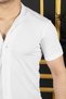 Ribbed Open Collar Shirt - 2