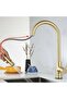 Smart Touch Kitchen Sink Faucet Matte Gold Spiral Fountain New Imported 7 Years Warranty - 4