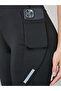 Reflector Striped Pocket Detail Calf Mesh 7/8 Leggings - 3