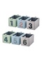 6 Pieces Kids Room Organizer Box Set 17X27X17 cm Ikea Set of 6 Storage Box Organizing