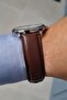Brown Leather Strap White Dial Men's Wristwatch - 2