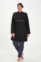 Large Size Full Covered Hijab Swimsuit Morgan Battal 1427 Black - 5