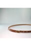 Oval Imported Thin Belt with Cut Buckle - 4