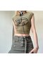Ars Minga Star Khaki Half Short Sleeve Tshirt - 3