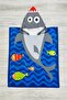 New 100% Cotton Cartoon Character Patterned Hooded Poncho Bathrobe Beach - Pool - Bathroom Children's Towel