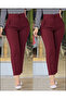Women's Crepe Trousers - Sitting on the Ankle, Finished Leg - 4