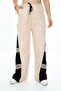 Girl's 100% Cotton Garnished Oversize Wide Leg Sweatpants - 4