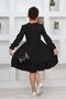 Children's Knitted Satin Pleated Lined Summer Dress - 5