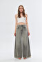 Super Wide Leg Black Tinted Cotton Jean - New Season - 3