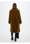 Women's Brown Coat - Model 37018253 - 11