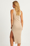 Women's Vanilla Slit Camisole Midi Dress Xl2011 - 7