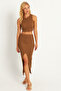 Brown Women's Skirt Set - XL2007 - 6