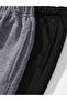 Thick Winter Smoke-Black 2-Piece Sweatpants - 4