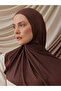 Practical Bamboo Ribbed Shawl |   Color: Mocha |   Dimensions: 180X70 cm |   Hijab