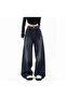 Y2K RECYCLED BAGGY POCKET JEAN PANTS - 3