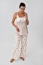 Polka Dot Strap Viscous Maternity Pajamas Set