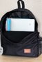 Unisex Black Backpack School Bag Travel Bag Water Repellent Fabric Sports Bag 40x30x15cm 18LT - 9