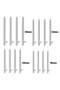 16 Pieces Mixed Steel Spring Susta Clock - Smart Practical, 18-24mm - 2
