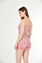 Cotton Thin Straps Lace Shorts Women's Pajama Set 8250 - 6