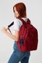 School Bag Claret Red Unisex Backpack Laptop And Travel Bag Waterproof Sports Bag 40x30x15cm - 2
