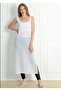 PINKMARK WOMEN'S STRAPPED WHITE LONG TUNIC PMBL24995