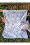 100% Cotton Double Layer Combed Girl-Boy Newborn/Baby Swaddle Blanket 75x90cm Ecru/ Llama - 2