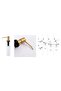 Built-In Liquid Soap Dispenser Mat Gold Kitchen Bathroom Compatible Top-Filling Feature Imported 7 Year Warranty 500ml - 5